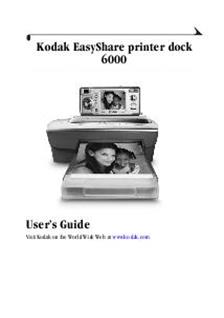 Kodak 6000 manual. Camera Instructions.